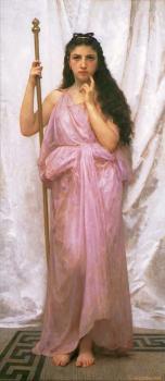 William-Adolphe Bouguereau : Jeune Pretresse(Young Priestess)